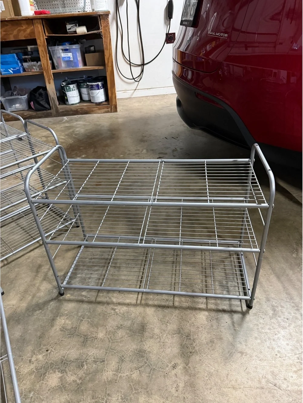 3-Tier Metal Wire Shoe Rack Organizer